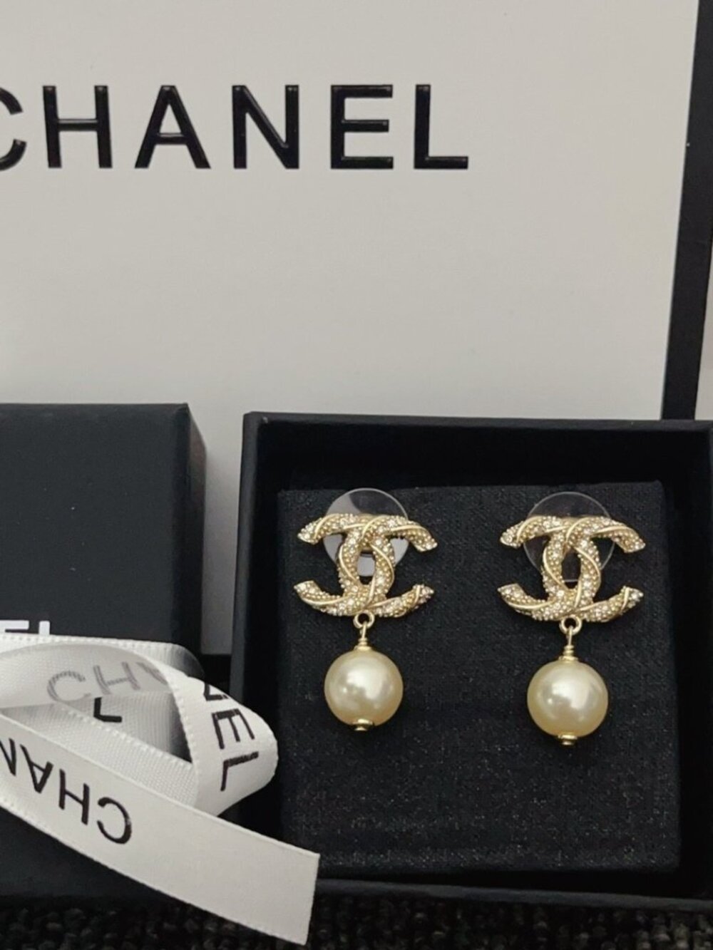 Chanel pendant earrings